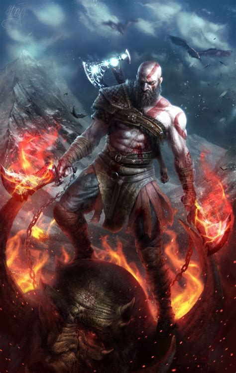 Old Kratos Wallpapers - Top Free Old Kratos Backgrounds - WallpaperAccess