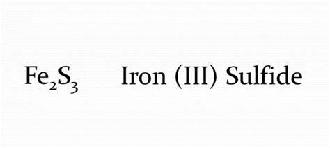 Iron(III) Sulfide Facts, Formula, Properties, Uses, Safety Data