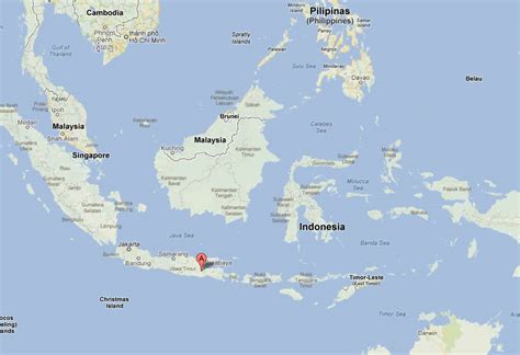 Malang Map - Indonesia