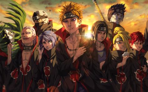 3840x2400 Resolution Akatsuki Organization Anime UHD 4K 3840x2400 ...