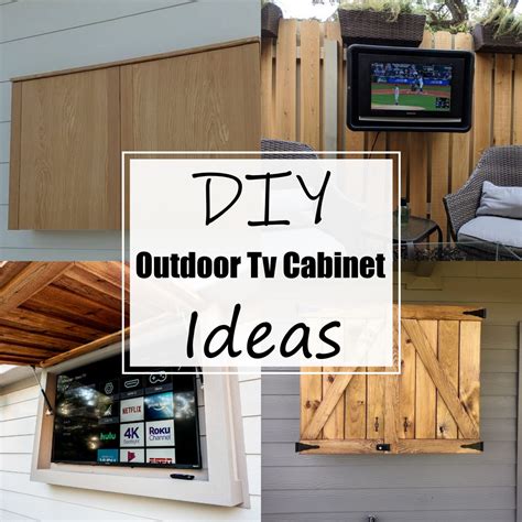 12 Best DIY Outdoor Tv Cabinet Ideas - All Sands