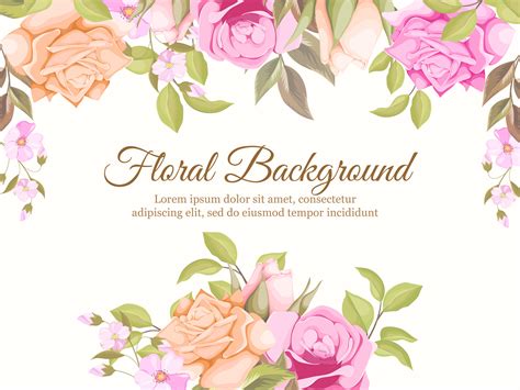 Wedding Banner Background Floral Designs Graphic by lukasdediz ...