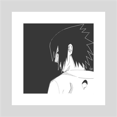 Sasuke | Manga Panel, an art print by dmgurei - INPRNT