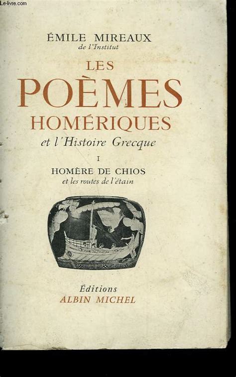 HOMERIC POEMS AND GREECE HISTORY. VOLUME 1: HOMERE OF CHIOS. - AIM ...