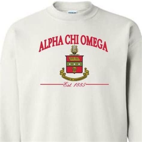 Chi Omega Crest Shirt - Etsy