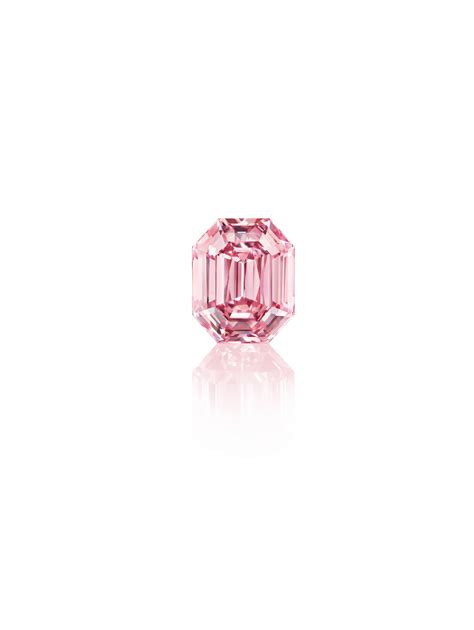 The Pink Legacy diamond, bought for 49.9 million dollars by Harry ...