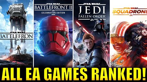 All EA Star Wars Games RANKED from Worst to Best! - YouTube