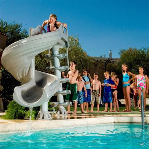 Banzai Splash Blast Lagoon Inflatable Outdoor Water Slide Backyard Pool ...