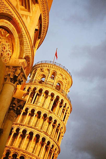 140+ Leaning Tower Of Pisa In Sunset Light Stock Photos, Pictures ...