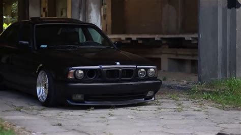 BMW e34 Tuning, Stance, Exhaust Sound ( PART 1 ) - YouTube