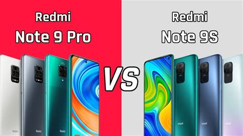 Smartphone Vergleich: Redmi Note 9 Pro vs. Redmi Note 9S