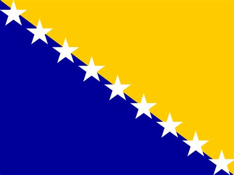 Flag of Bosnia and Herzegovina Logo PNG Transparent & SVG Vector ...