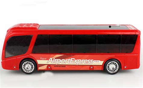 Red / White Plastic Electric Airport Express Coach Bus Toy [NB1T456 ...