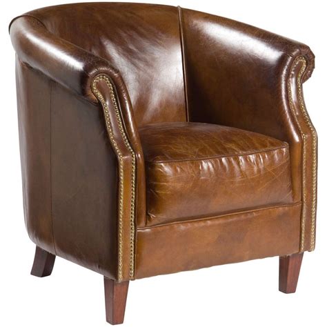 Club Leather Armchair, Vintage Cigar | Leather armchair, Armchair ...