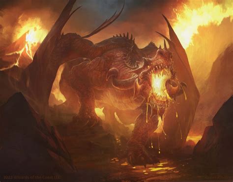 Ragefire Hellkite MtG Art from Dominaria United Set by Xavier Ribeiro ...