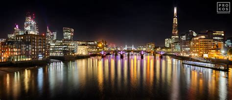 London Skyline At Night Shard