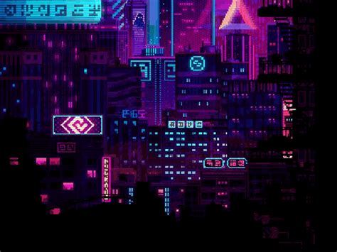 Vaporwave City Lights GIF - Vaporwave City Lights Nightlight - Discover ...