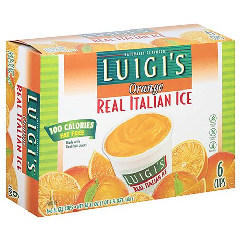 Luigi's® Orange Real Italian Ice 36 fl. oz. Box | Ice Cream, Treats ...