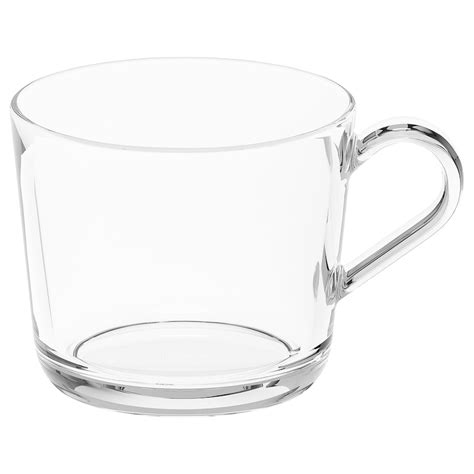 IKEA 365+ mug, clear glass, 8 oz - IKEA