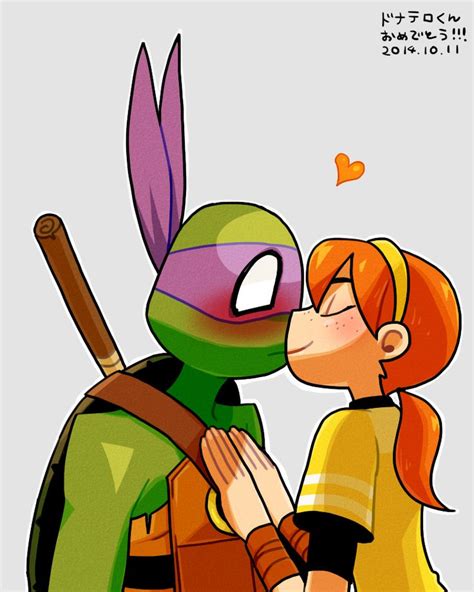 Donnie and April- TMNT 2012 | Teenage mutant ninja turtles art, Tmnt ...