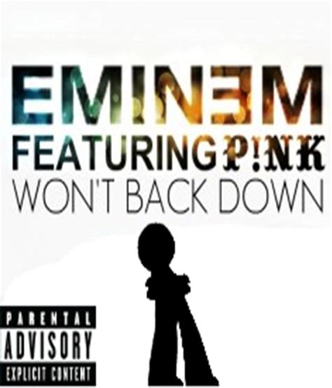 Eminem Wont Back Down Ft Pink Album Cover by ZerJer97 on DeviantArt