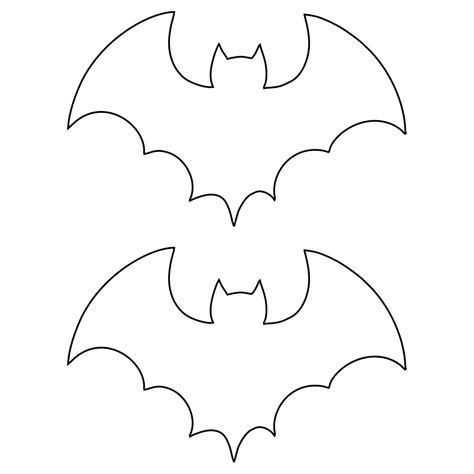 7 Best Images of Halloween Bats Printables - Halloween Bats Cut Outs ...