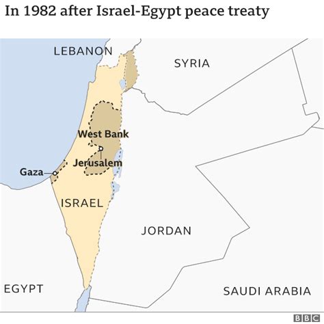 Israel's borders explained in maps - BBC News