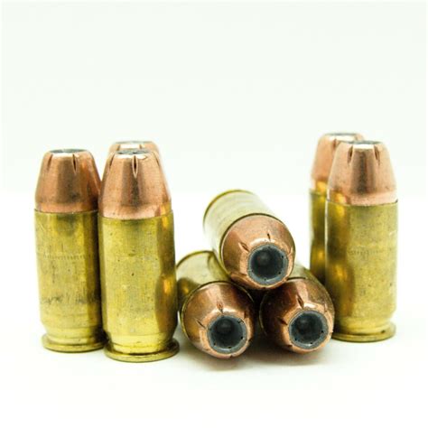 9mm Luger Personal Defense Ammunition with 124 Grain Hornady XTP Hollow ...