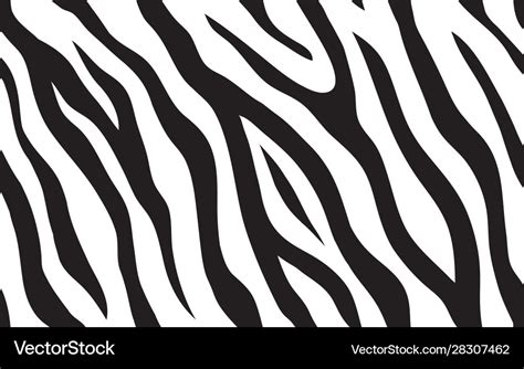 Zebra stripes seamless pattern Royalty Free Vector Image