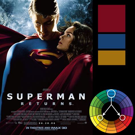 #Colorharmony #Superman | Color harmony, Movie color palette, Color ...