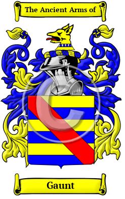 Gaunt Name Meaning, Family History, Family Crest & Coats of Arms