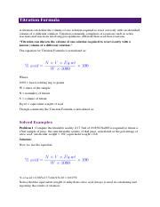 Titration Formula.pdf - Titration Formula A titration can define the ...