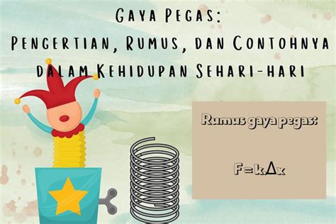 Gaya Pegas: Pengertian, Rumus, dan Contohnya dalam Kehidupan Sehari-hari