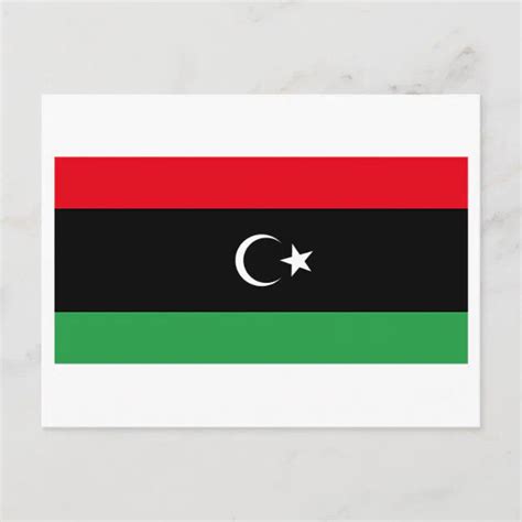 Kingdom of Libya Flag (1951-1969) Postcard | Zazzle