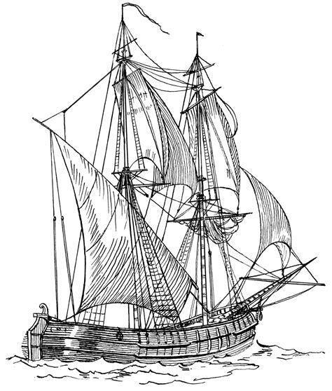 Caravel Drawing at GetDrawings | Free download