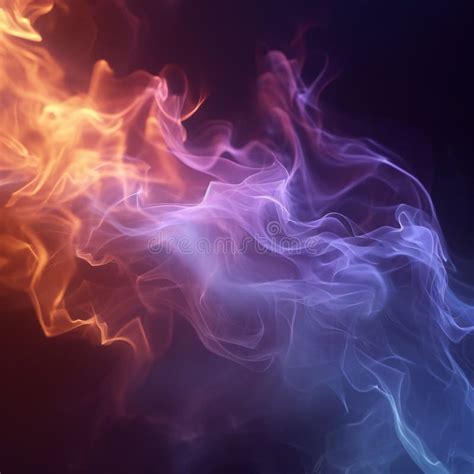 Beautiful Wallpaper of Smoke Particle Effect Stock Illustration ...