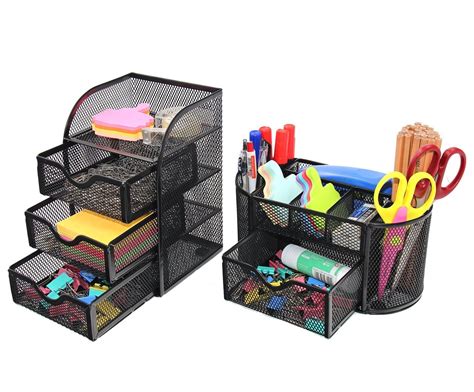 PAG Office Supplies Desktop Organizers and Accessories Storage Caddy ...