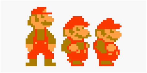 Big Mario Pixel Art Grid