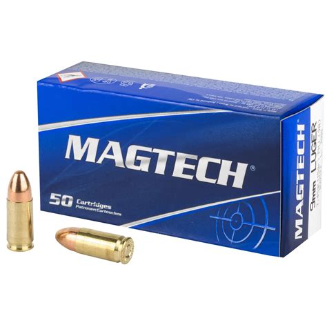 Magtech 9A Range/Training 9mm Luger 115 gr Full Metal Jacket (FMJ) 50 ...