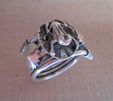 925 Silver - Silver ring Frog - Catawiki