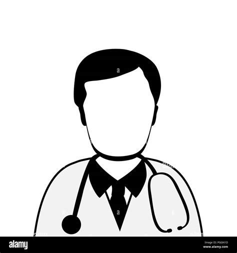 Silhouette of doctor Stock Vector Image & Art - Alamy