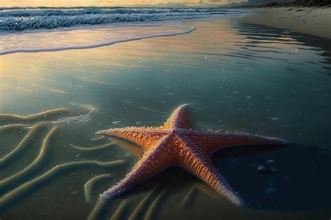 Premium Photo | Starfish on the beach