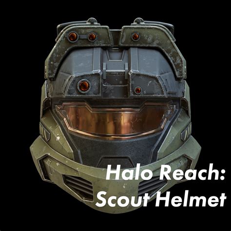 Halo 4 Master Chief Helmet 3d Model