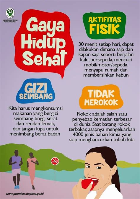 Gaya Hidup Sehat - Infografis Kesehatan | Gaya hidup sehat, Kesehatan ...