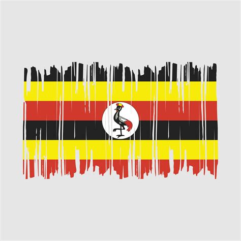 Uganda Flag Brush Vector Illustration 20471972 Vector Art at Vecteezy