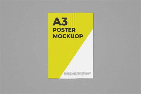 A3 Poster Mockup Graphic by erdpme · Creative Fabrica