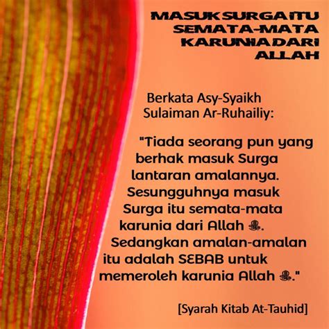 Tips Masuk Surga - Satu Trik