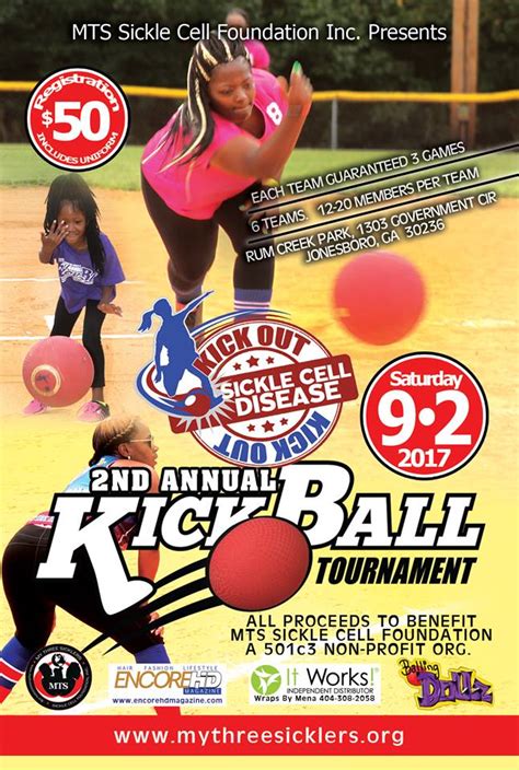 Kickball Tournament Registration Thank You – MTS Sickle Cell Foundation ...