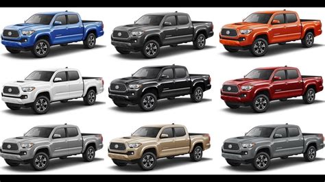 exterior color chart 2021 toyota tacoma colors - Chet Rees