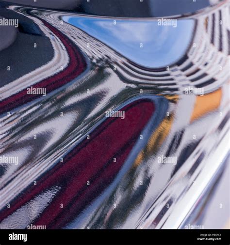 Abstract reflection on shiny car body Stock Photo - Alamy